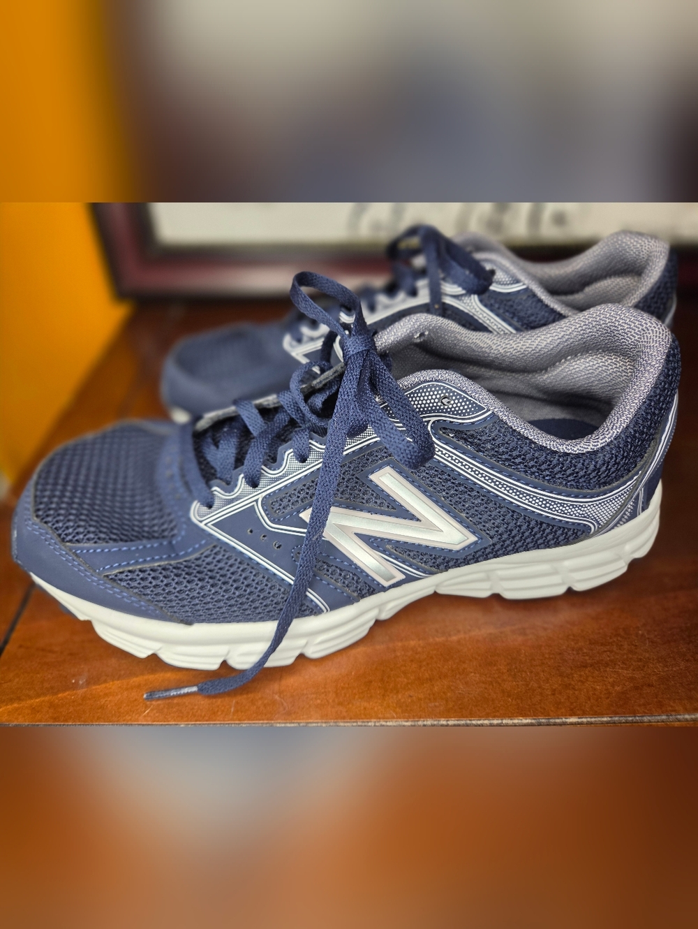 New Balance 460 V2 Tech Aide Navy Running Sneakers